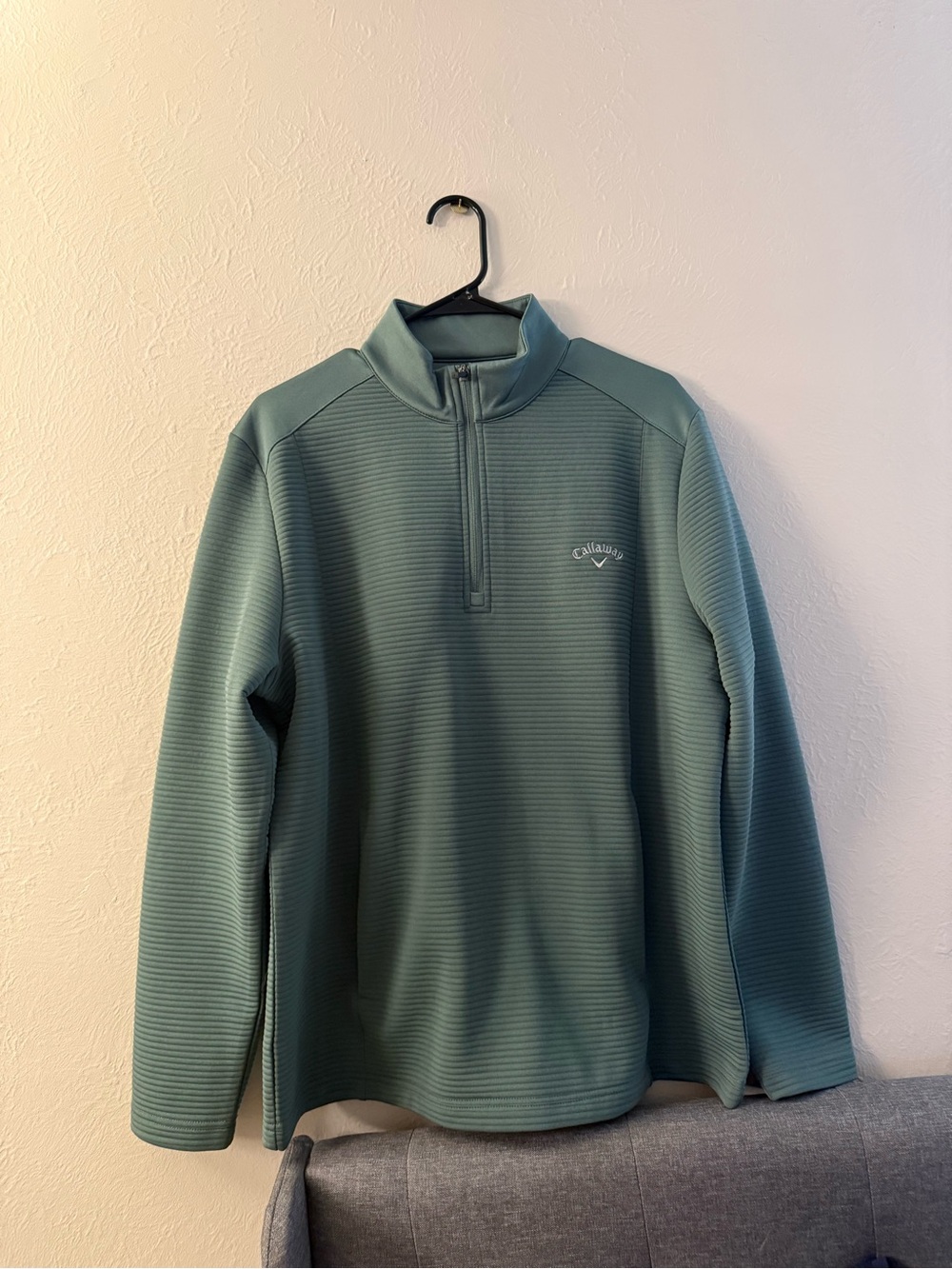Callaway Moss Green Half-Zip Performance Pullover